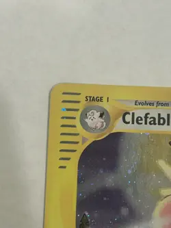 Pokemon Clefable 007/165 Expedition Base Set Holo Rare English 2002 TCG Card - Image 3