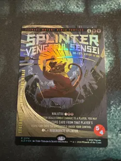 MTG SECRET LAIR X TEENAGE MUTANT NINJA TURTLES Foil Ink-Eyes Servant of Oni - Image 1