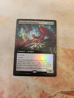 Hoarding Broodlord Extended Art Foil March Of The Machine MTG NM - Image 1
