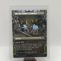 MTG TMNT SEWER FRAME SHOWCASE U The Last Ronin's Technique #0223 - Image 1