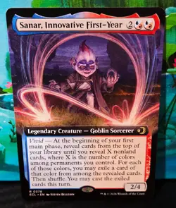 magic the gathering - Sanar, Innovative First-Year - Legendary Creature - Goblin - Image 1