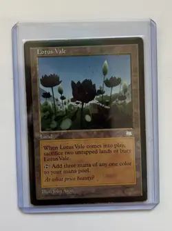 Lotus Vale – Weatherlight – Lightly Played – MTG Reserved List - Image 1