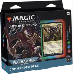 MTG Universes Beyond: Warhammer 40k Tyranid Swarm Commander Deck New in Box - Image 1