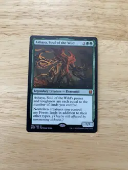 MTG Magic The Gathering Ashaya, Soul of the Wild 179/280 Zendikar Rising LP - Image 1