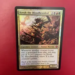 MTG - Kresh the Bloodbraided - FOIL - Shards of Alara - NM - Image 1