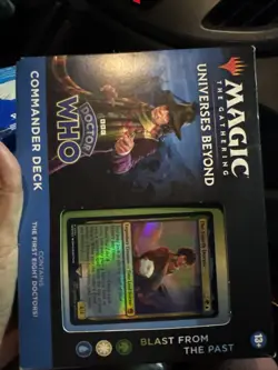 MTG - Doctor Who Commander Deck - The Fourth Doctor - Blast From Past - SEALED 195166228815 - Image 1