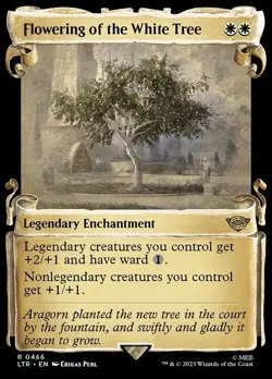Flowering of the White Tree Showcase Foil - LTR 0466 NM - MTG Magic - Image 1