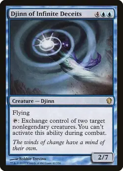 2x Djinn of Infinite Deceits Commander 2013 LP MTG - Image 1