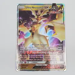Pokemon TCG Ultra Necrozma GX 95/131 Sun & Moon Forbidden Light Holo 2018 NM - Image 1