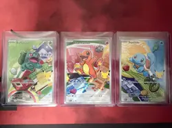 Pokemon TCG First Partner Illustration Collection Series 1 Kanto GEN 1 Starters - Image 1
