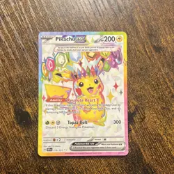 🔥Pikachu EX #219/191 Full Art Holo Surging Sparks Pokemon 2024🔥 - Image 1