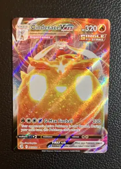 Pokemon TCG Cinderace VMAX 045/264 Fusion Strike - Image 1