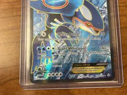 Kyogre EX 148/160 XY Primal Clash Holo Rare Full Art Pokemon Card DMG LP! - Image 3