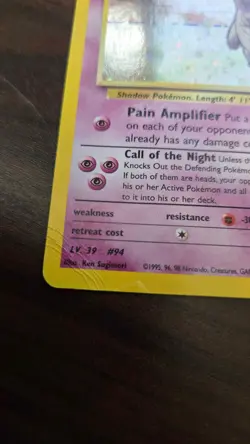 Pokemon Sabrina's Gengar 14/132 Gym Heroes Holo Heavily Played/Poor (See photos) - Image 3