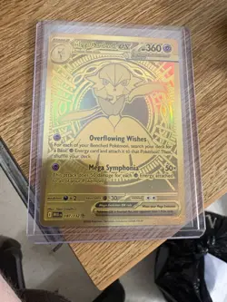 Pokemon Mega Evolutions Mega Gardevoir EX 187/132 Mega Hyper Rare Gold English - Image 1