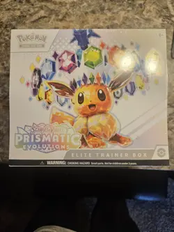 Pokemon TCG Prismatic Evolutions ETB Elite Trainer Box Factory Sealed - Image 1