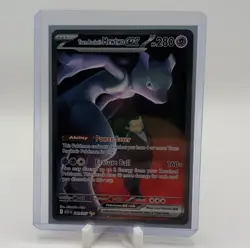 Team Rocket's Mewtwo EX 231/182 Sv10 Destined Rivals Holo 280 HP Rare Pokemon T… - Image 1