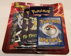Pokemon TCG Lightning Set - 4 PACKS - SEALED - Image 1