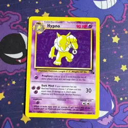 1999 Pokemon TCG Hypno 23/62 Fossil Regular Non Holo Rare NM - Image 1