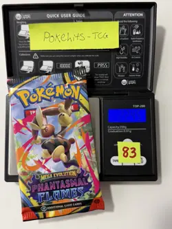 (HEAVY)🔥 22.45g Pokemon TCG Phantasmal Flames Booster Pack Factory Sealed✅ - Image 1