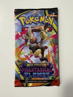 (HEAVY)🔥 22.45g Pokemon TCG Phantasmal Flames Booster Pack Factory Sealed✅ - Image 2