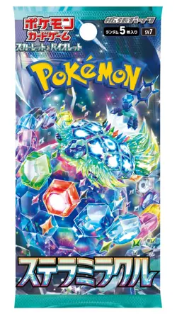 Pokemon Stellar Miracle Booster Pack – 1 Factory Sealed Japanese Pack - Image 1