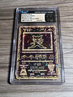 Pokemon Ancient Mew Movie Promo CGC PRISTINE 10 - POP 200 w/swirl! “Nintendo” - Image 1