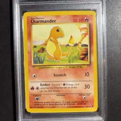 1999 POKEMON GAME BASE SET 1999-2000 #46 CHARMANDER PSA 9 - Image 2