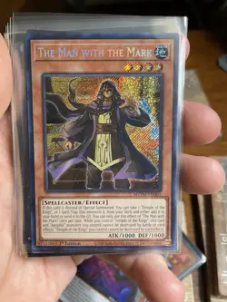 YuGiOh The Man with the Mark 1st Edition MZTM-EN001 Secret Rare - Image 1