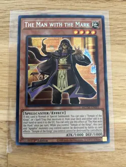 Yugioh! The Man with the Mark - MZTM-EN001 - Secret Rare - 1st Edition Near Mint - Image 1