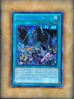 Yugioh Advanced Dark REDU-EN094 Secret Rare 1st Ed NM - Image 1