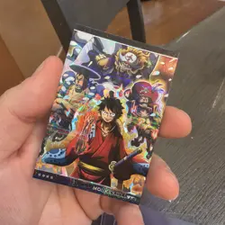 Monkey D. Luffy - No.8-07 GR - SEALED One Piece Wafer Card Bandai Japan B20 LL - Image 1