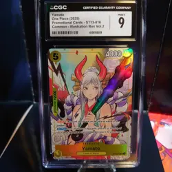 CGC MINT 9 English One Piece Yamato ST13-016 Illustration Box Vol. 2 - Image 1