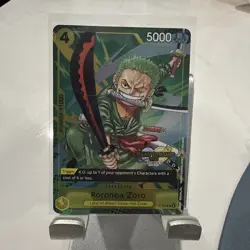 One Piece Roronoa Zoro Championship Event Pack 2024 CS Stamp English Promo P-042 - Image 1