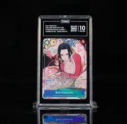 2025 One Piece EN Illustration Box Vol.1 #004 Boa Hancock TAG 10 GEM MINT - Image 1