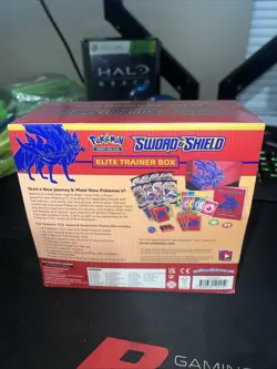 Pokemon Sword and Shield Base Set ETB Elite Trainer Box Zacian - Factory Sealed 820650104459 - Image 3