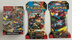 Pokemon MEGA EVOLUTION Booster Bundle Box + 2 Sleeved Packs + 1 U Pack + More! - Image 2