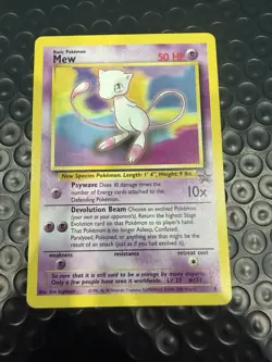 Mew 8 Black Star Promo - Pokemon WoTC - English LP+ - Image 1