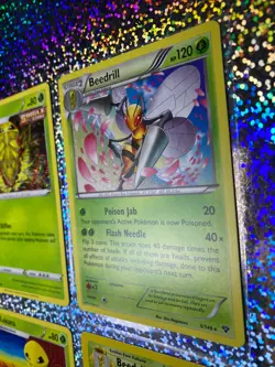 Pokemon TCG Regular Beedrill: XY 5/146; Base Set Unlimited 17/102 - Image 4