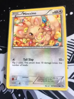 Pokemon TCG Minccino Legendary Treasures RC18/RC25 Common - Image 1