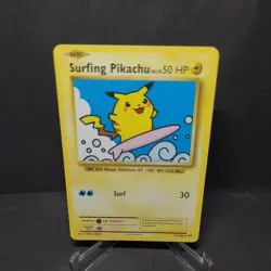 2016 Pokemon Evolutions XY Surfing Pikachu Secret Rare #111/108 - Image 1