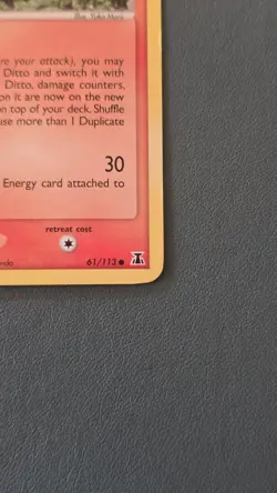 Ditto (Charmander) 61/113 Pokemon EX Delta Species - Image 5