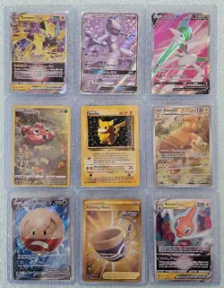 Pokemon TCG Lot of 9 - RAREs, HOLOs, PROMOs, TG, GG! Take a LOOK! - Image 1