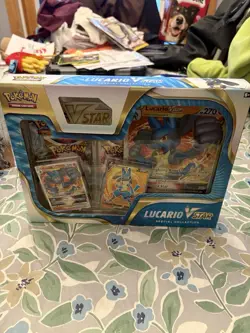 Pokemon TCG Lucario VSTAR Special Collection Box Sealed - Image 1