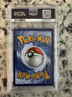 PSA 9 STAFF STAMPED Pokemon Destined Rivals Ethan's Typhlosion Prerelease-Staff - Image 3