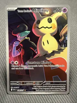 Pokemon TCG Ascended Heroes Team Rocket’s Mimikyu 238/217 Illustration Rare NM - Image 1