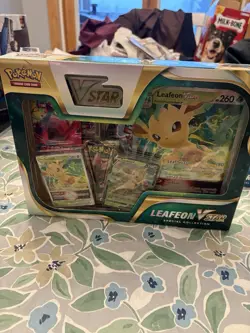 Pokemon TCG Leafeon VSTAR Special Collection Box Factory Sealed Brand New - Image 1