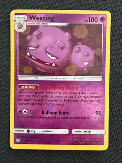 Weezing 77/236 Cosmic Eclipse Reverse holo- Pokemon TCG - Image 1