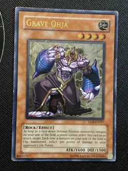 Yu-Gi-Oh Card TCG Grave Ohja TLM-EN017 Ultimate Rare Unlimited Edition Very LP - Image 1