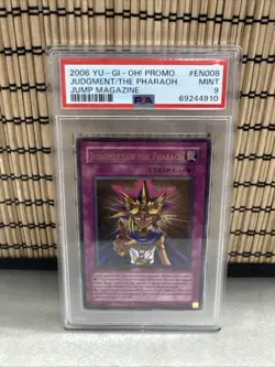 2006 Judgment Of The Pharaoh JUMP-EN008 Promo Yu-gi-oh PSA 9 - Image 1